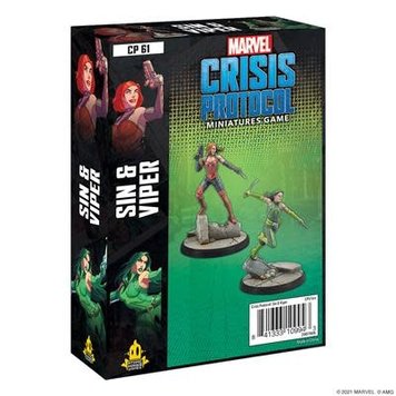 Atomic Mass Games Marvel Crisis Protocol: Sin & Viper