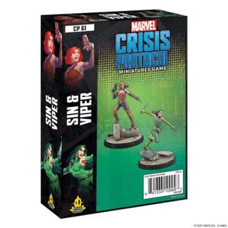 Atomic Mass Games Marvel Crisis Protocol: Sin & Viper