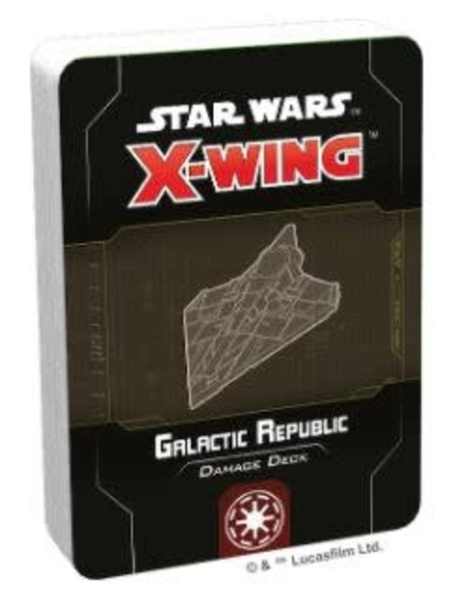 Star Wars X Wing 2nd Edition Galactic Republic Damage Deck