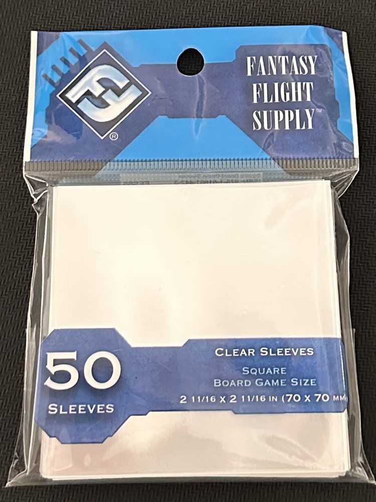 Fantasy Flight Games Fantasy Flight Board Game Sleeves - Square (Blue)