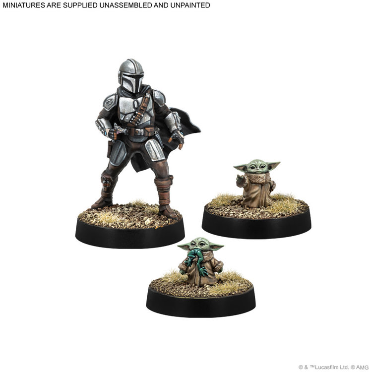 Atomic Mass Games Star Wars Legion: Din Djarin & Grogu Operative Exp