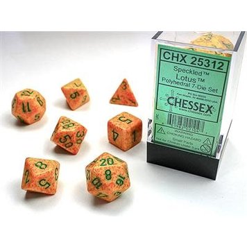 Chessex Chessex: 7-Die Set Speckled Lotus