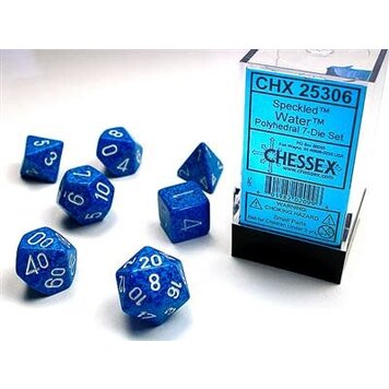 Chessex Chessex: 7-Die Set Speckled: Water