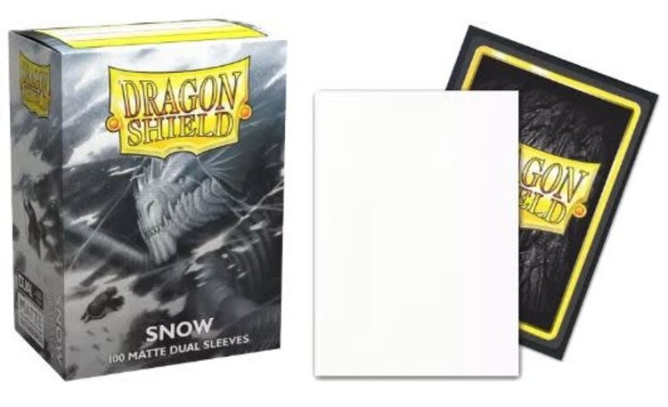 Dragon Shield: Matte Dual Snow (100)