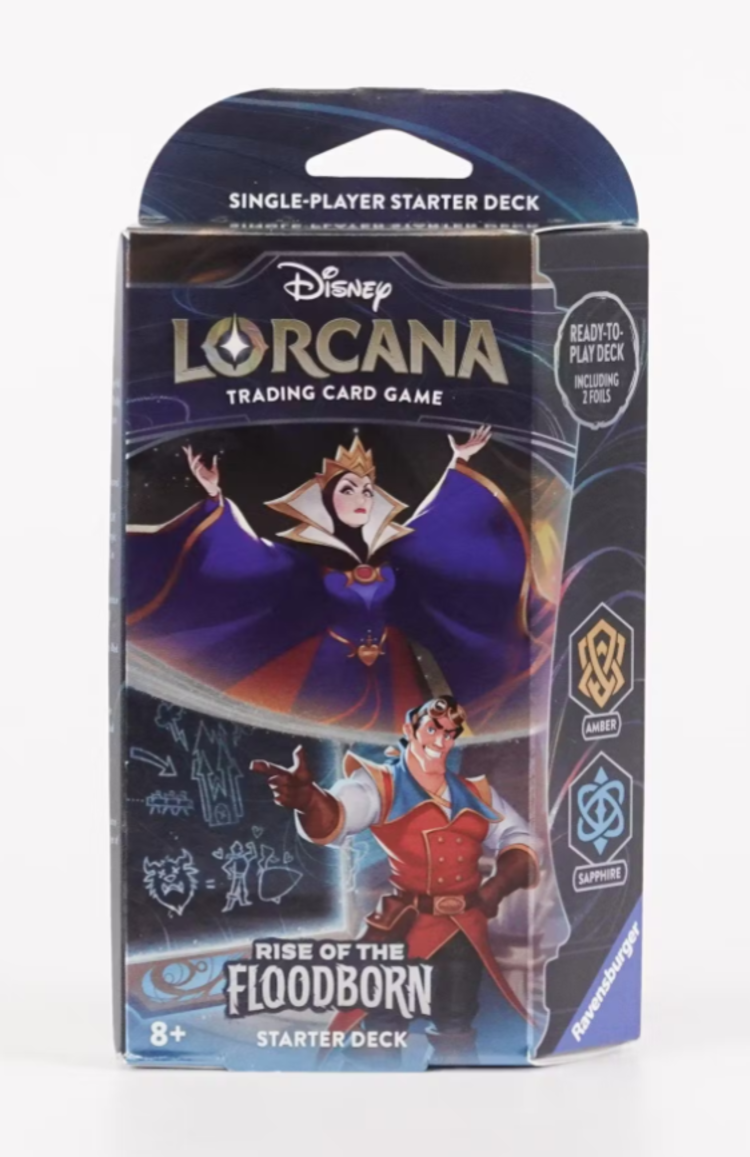Disney Lorcana TCG: Rise of the Floodborn Starter - Amber/Sapphire