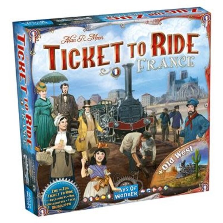 Ticket to Ride: France - Old West Map