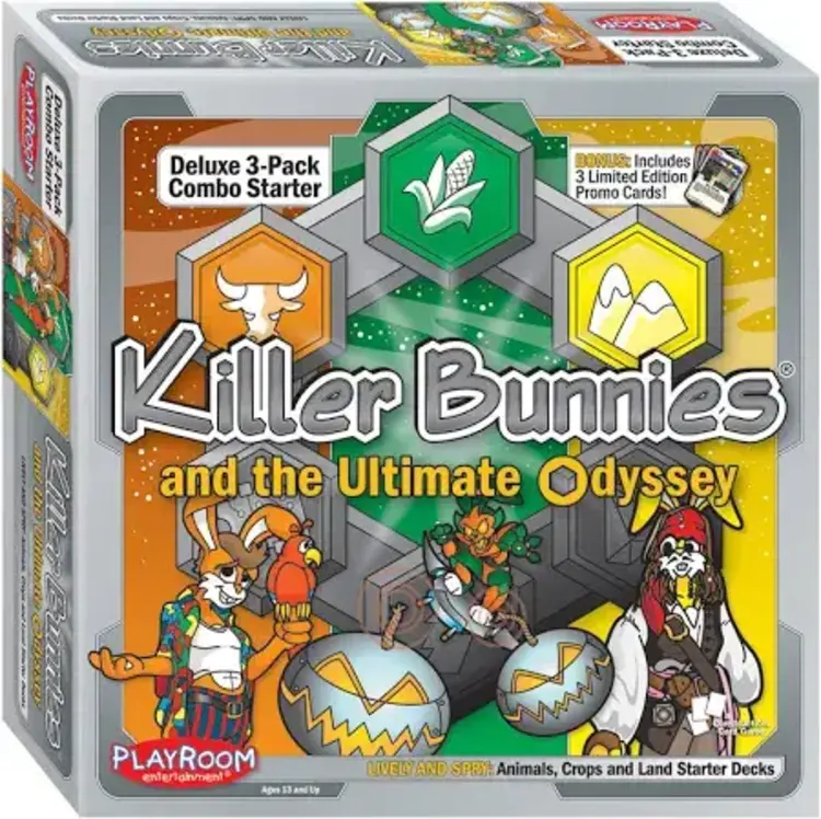 Killer Bunnies and the Ultimate Odyssey: Deluxe 3-Pack Combo Starter