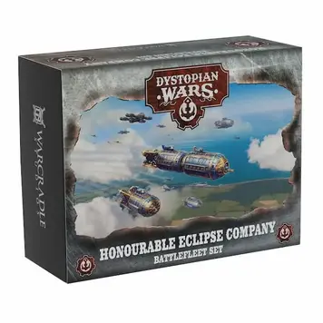 Warcradle Studios Dystopian Wars: Honourable Eclipse Company Battlefleet Set