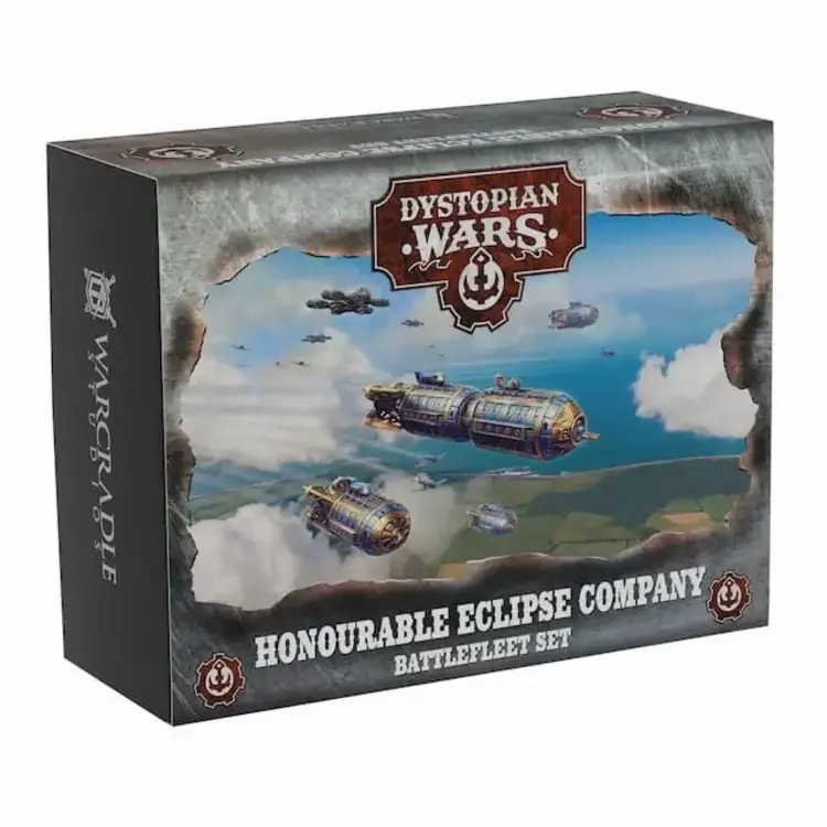 Warcradle Studios Dystopian Wars: Honourable Eclipse Company Battlefleet Set