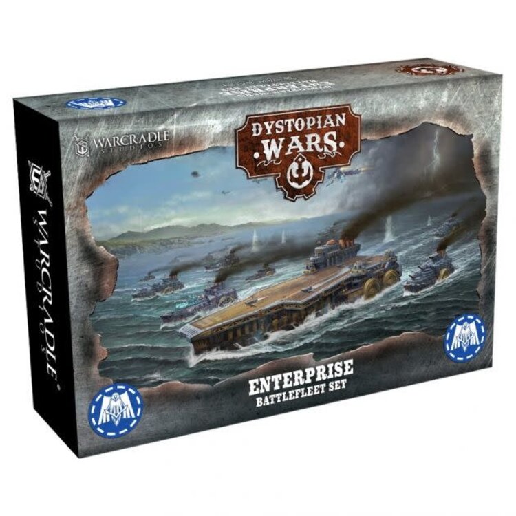 Warcradle Studios Dystopian Wars: Union Enterprise Battlefleet Set