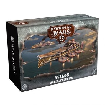 Warcradle Studios Dystopian Wars: Crown Avalon Battlefleet Set
