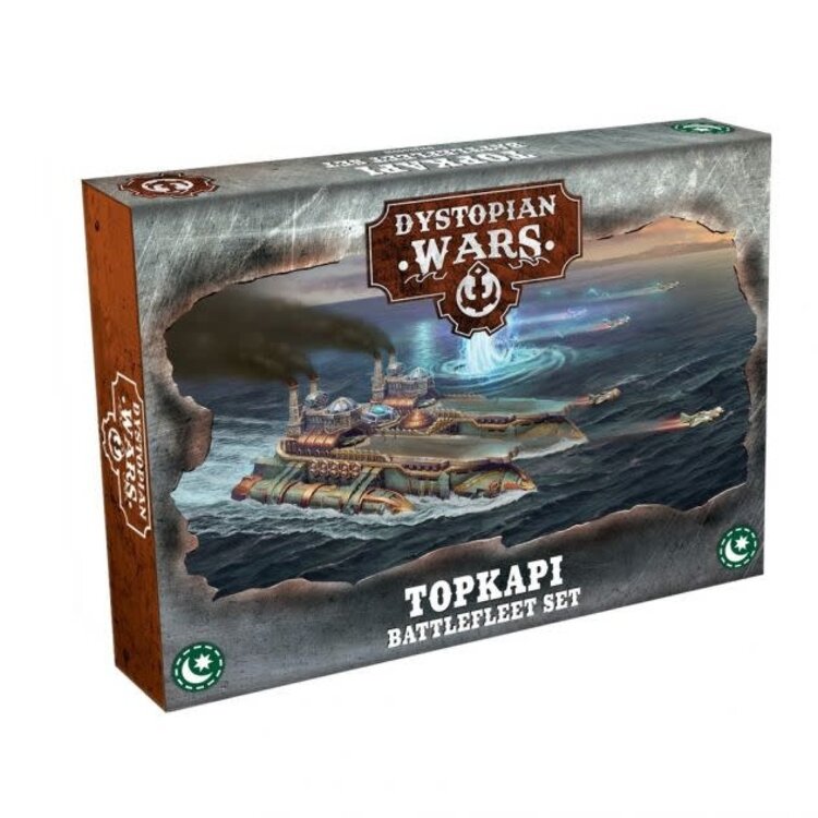 Warcradle Studios Dystopian Wars: Sultanate Topkapi Battlefleet Set