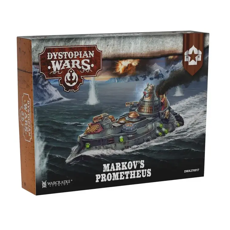 Warcradle Studios Dystopian Wars: Commonwealth Markov's Prometheus