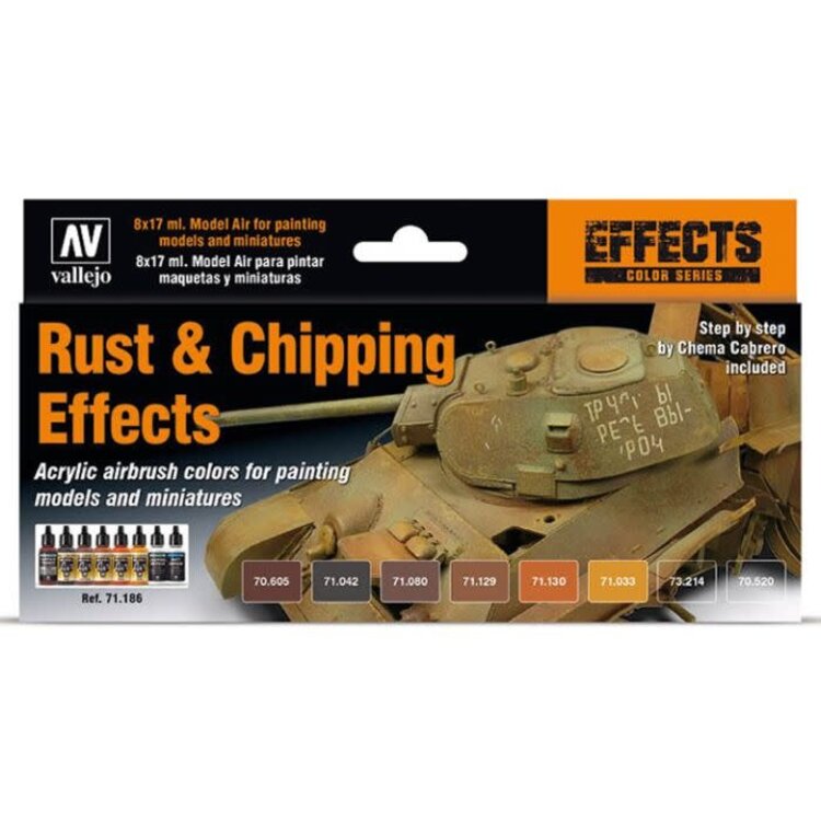 Vallejo Model Air: Effects - Rust & Chipping