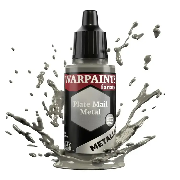 The Army Painter:Warpaints Fanatic: Metallic - Plate Mail Metal 18ml