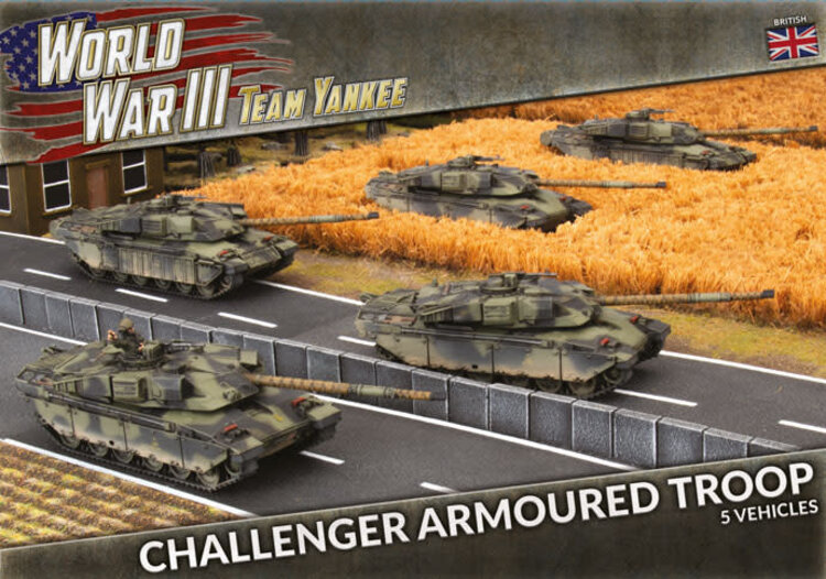 Battlefront Minatures Team Yankee: Challenger Armoured Troop