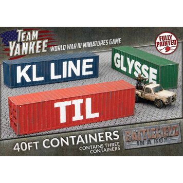 Team Yankee: 40ft Shipping Containers (3)