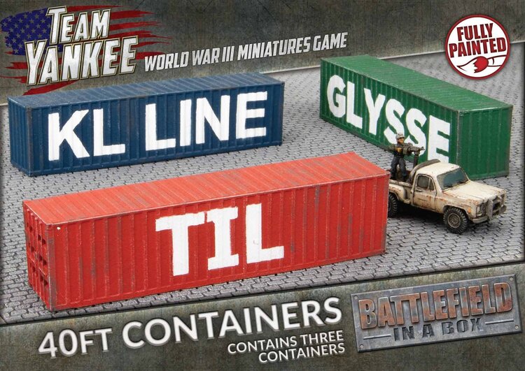 Team Yankee: 40ft Shipping Containers (3)