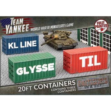 Team Yankee: 20ft Shipping Containers (3)