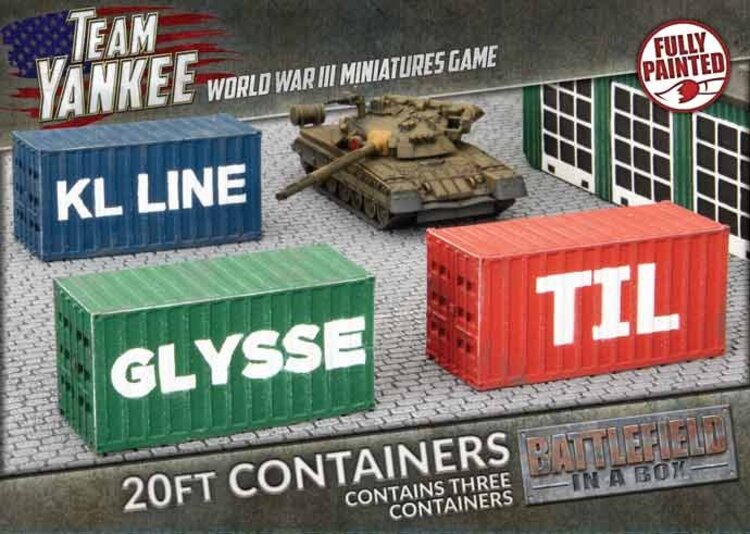 Team Yankee: 20ft Shipping Containers (3)