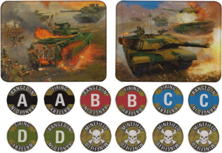 Battlefront Minatures Team Yankee: Mission Token Set