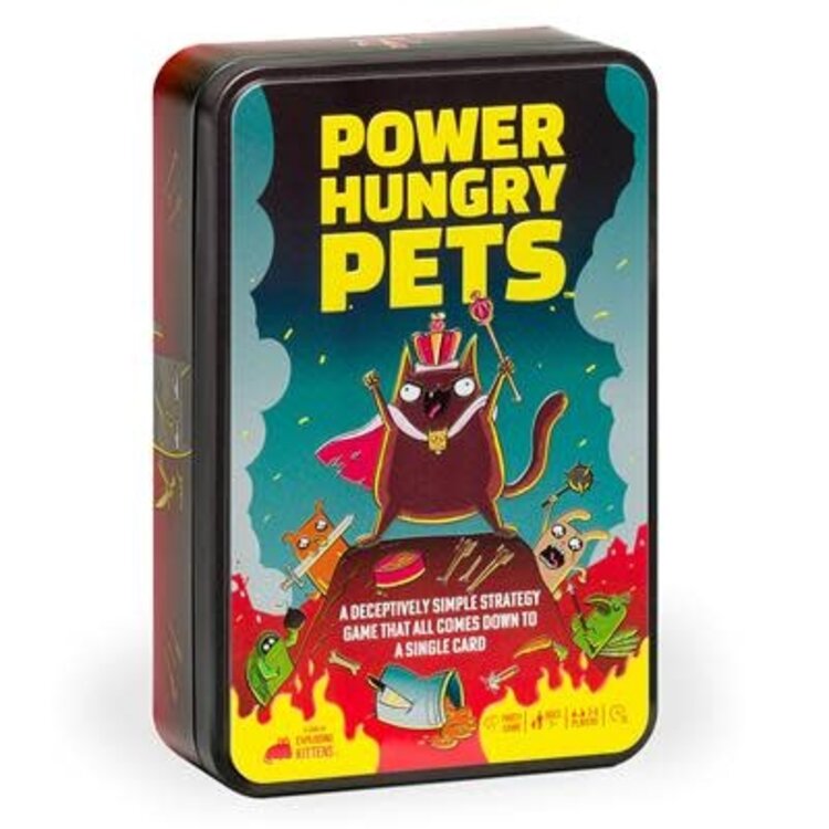 Exploding Kittens Power Hungry Pets (Tin Version)