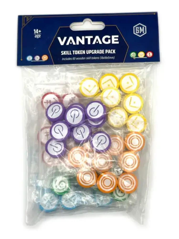 Stonemaier Games Vantage: Wooden Skill Tokens
