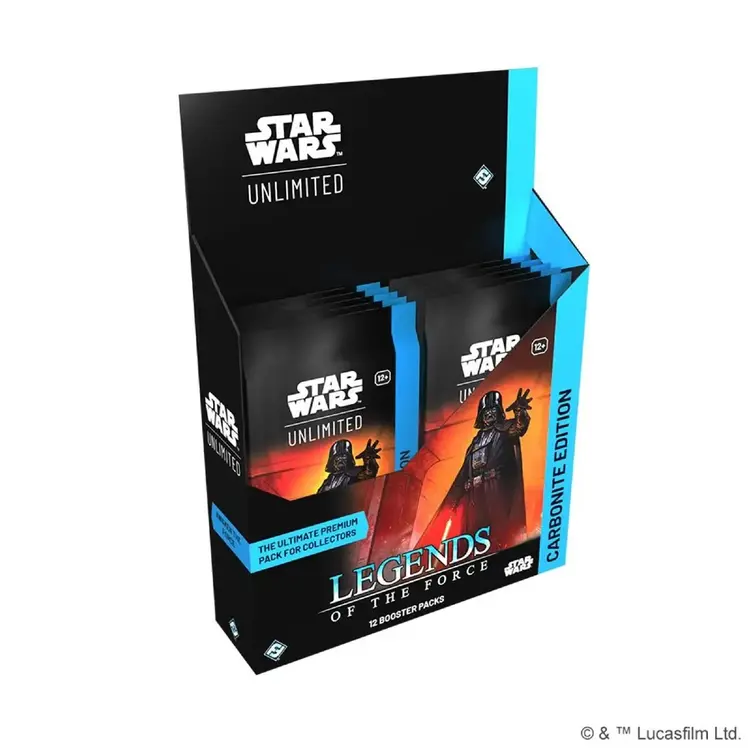 Fantasy Flight Games SWU: Legends of the Force Carbonite Booster Display