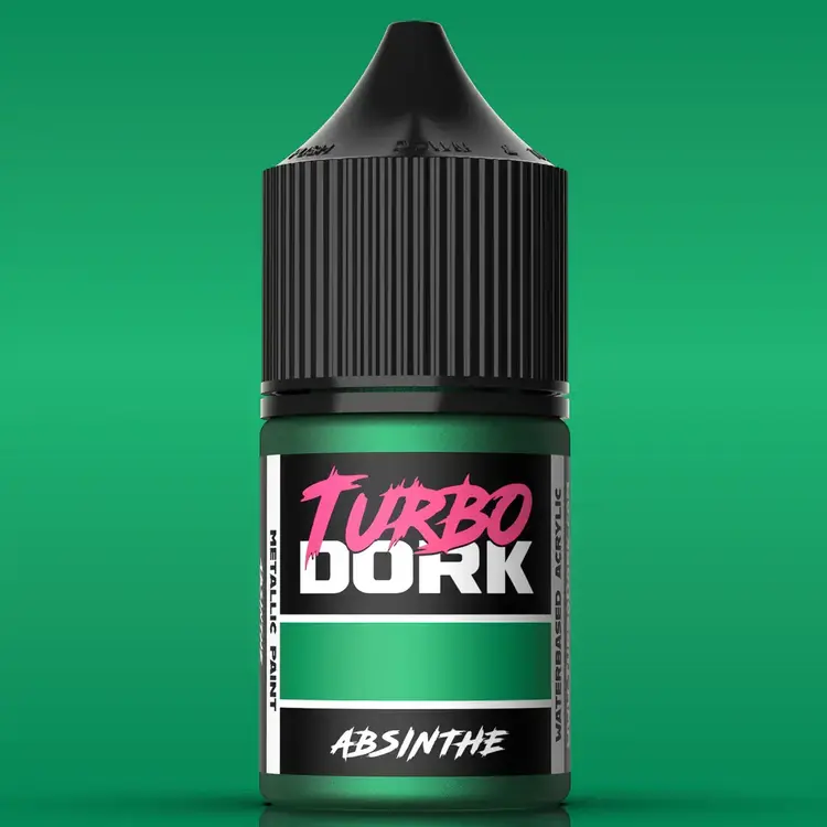 Turbo Dork Absinthe Metallic Acrylic Paint 22ml Bottle