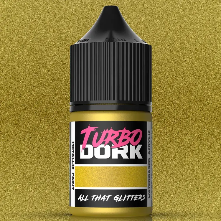 Turbo Dork All That Glitters Metallic Acrylic Paint 22ml Bottle