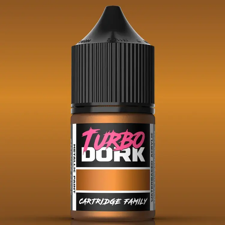 Turbo Dork Cartridge Family Metallic Acrylic Paint 22ml Bottle
