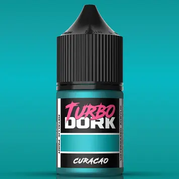 Turbo Dork Curacao Metallic Acrylic Paint 22ml Bottle