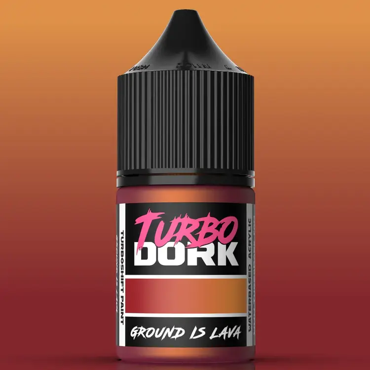 Turbo Dork Ground Is Lava TurboShift Acrylic Paint 22ml Bottle