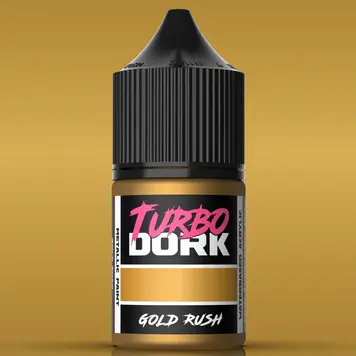 Turbo Dork Gold Rush Metallic Acrylic Paint 22ml Bottle