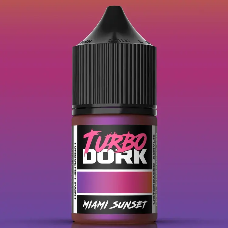 Turbo Dork Miami Sunset TurboShift Acrylic Paint 22ml Bottle