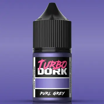 Turbo Dork Purl Grey Metallic Acrylic Paint 22ml Bottle