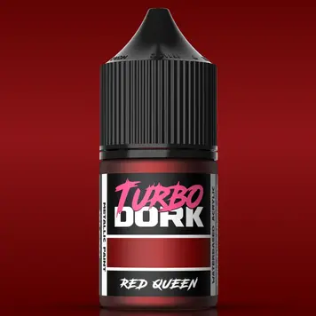 Turbo Dork Red Queen Metallic Acrylic Paint 22ml Bottle
