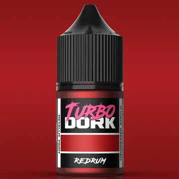 Turbo Dork Redrum Metallic Acrylic Paint 22ml Bottle