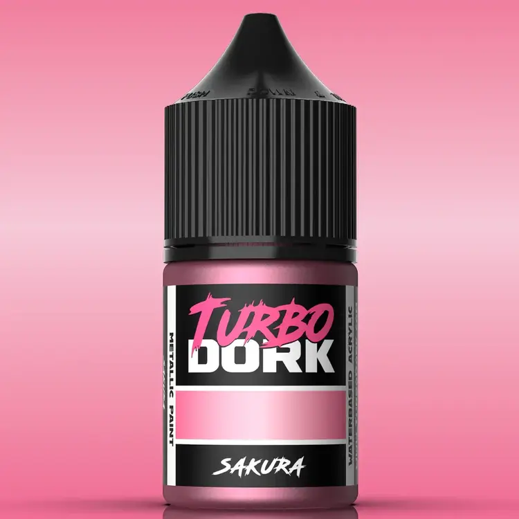 Turbo Dork Sakura Metallic Acrylic Paint 22ml Bottle