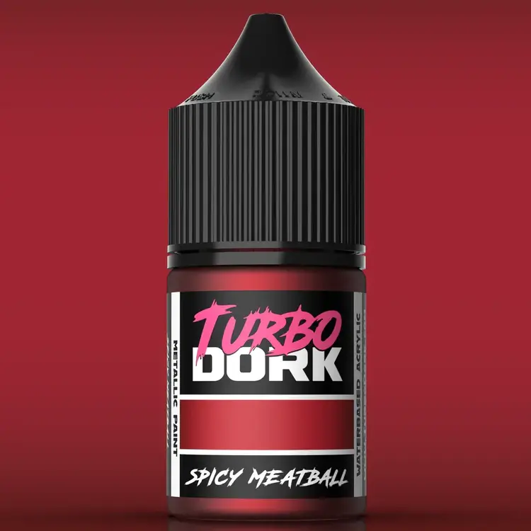 Turbo Dork Spicy Meatball Metallic Acrylic Paint 22ml Bottle