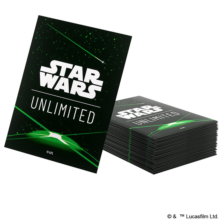 SWU: Premium Art Sleeves - Card Back Green