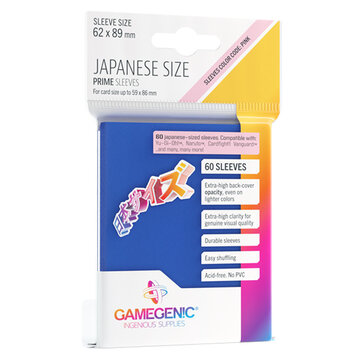 Gamegenic: Prime Japanese Size Sleeves - Blue