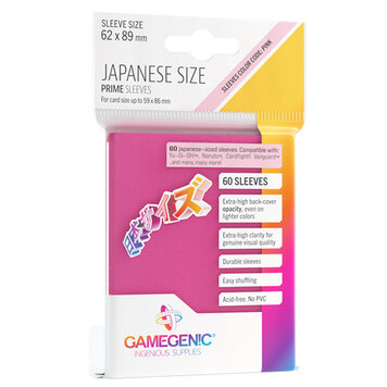 Gamegenic: Prime Japanese Size Sleeves - Pink