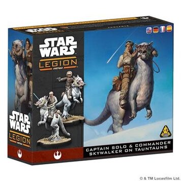 Atomic Mass Games Star Wars Legion: Captain Solo & Commander Skywalker on Tauntauns
