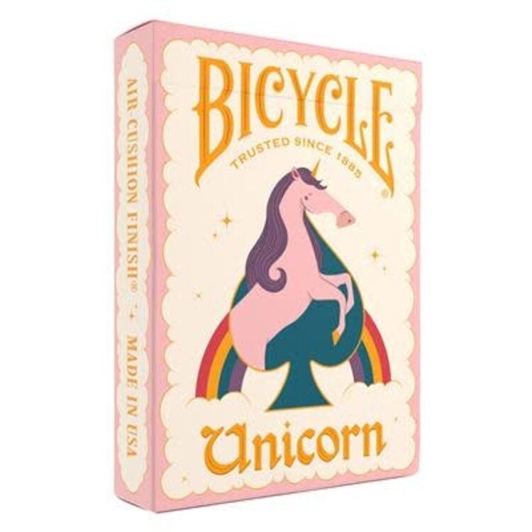 U.S. Playing Card Co. Bicycle: Unicorn Pink