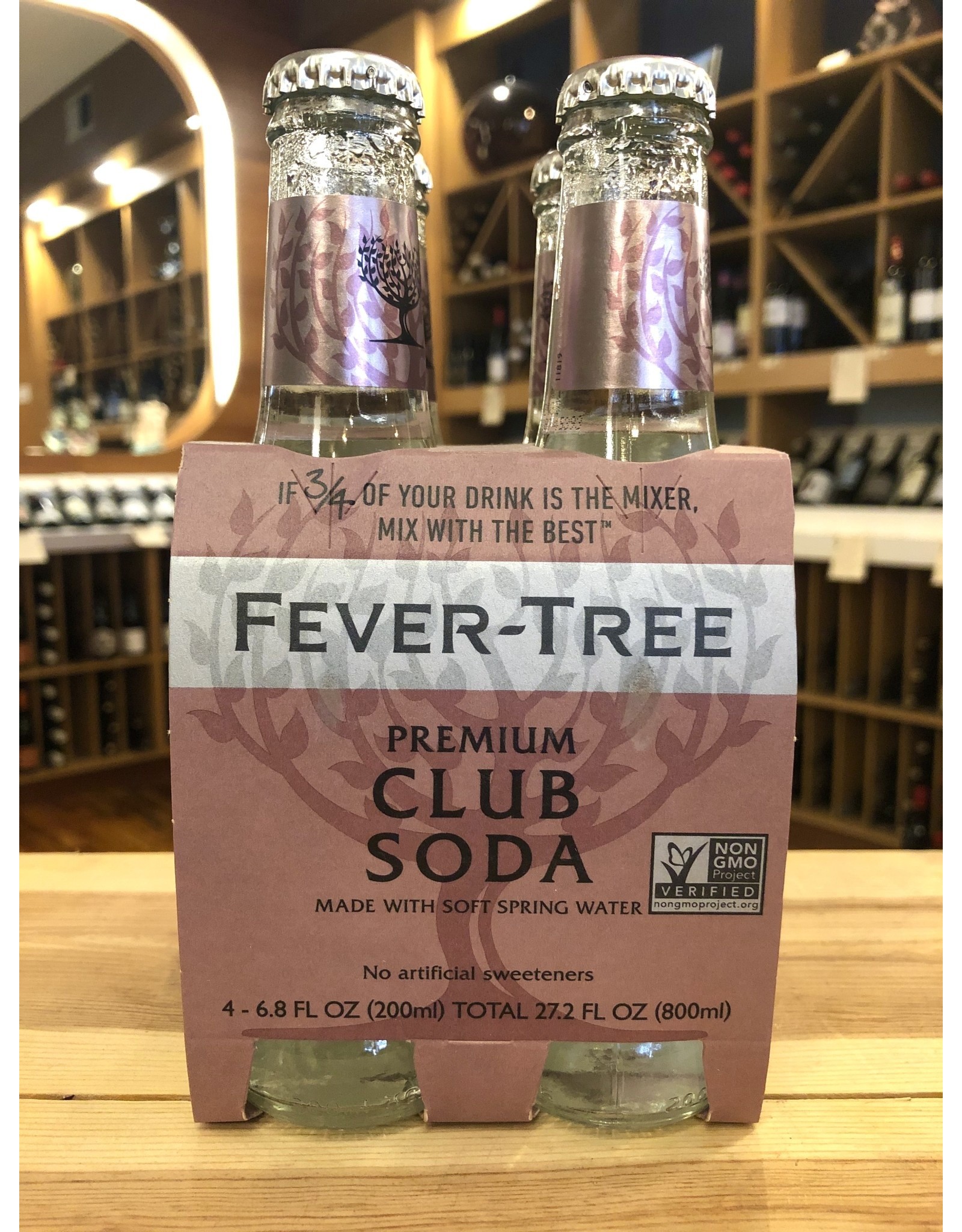 Fever Tree Club Soda 4-pack