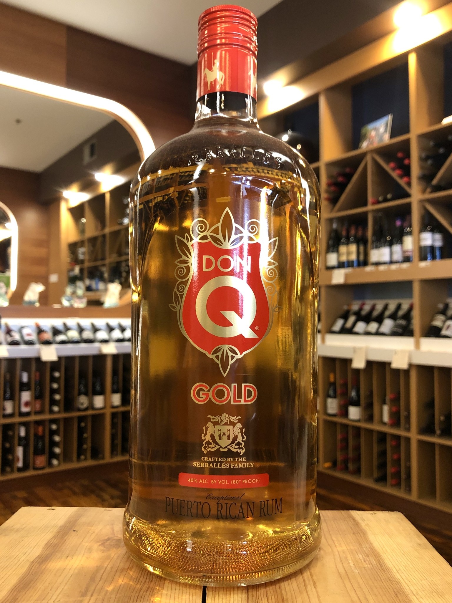 Don Q Gold Rum 1.75 Liter Downtown Wine + Spirits