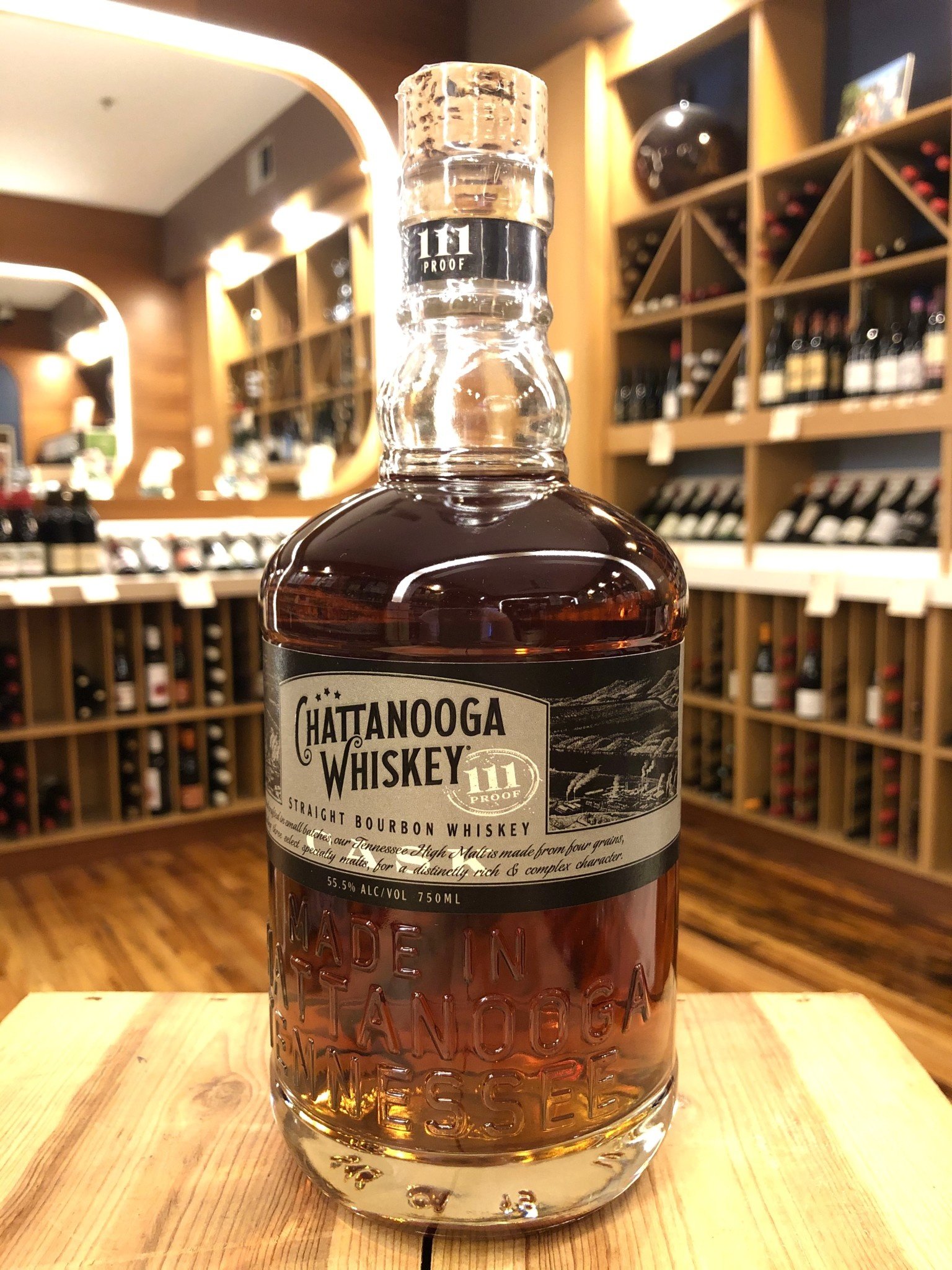Chattanooga Whiskey 111 proof - 750 ML - Downtown Wine + Spirits