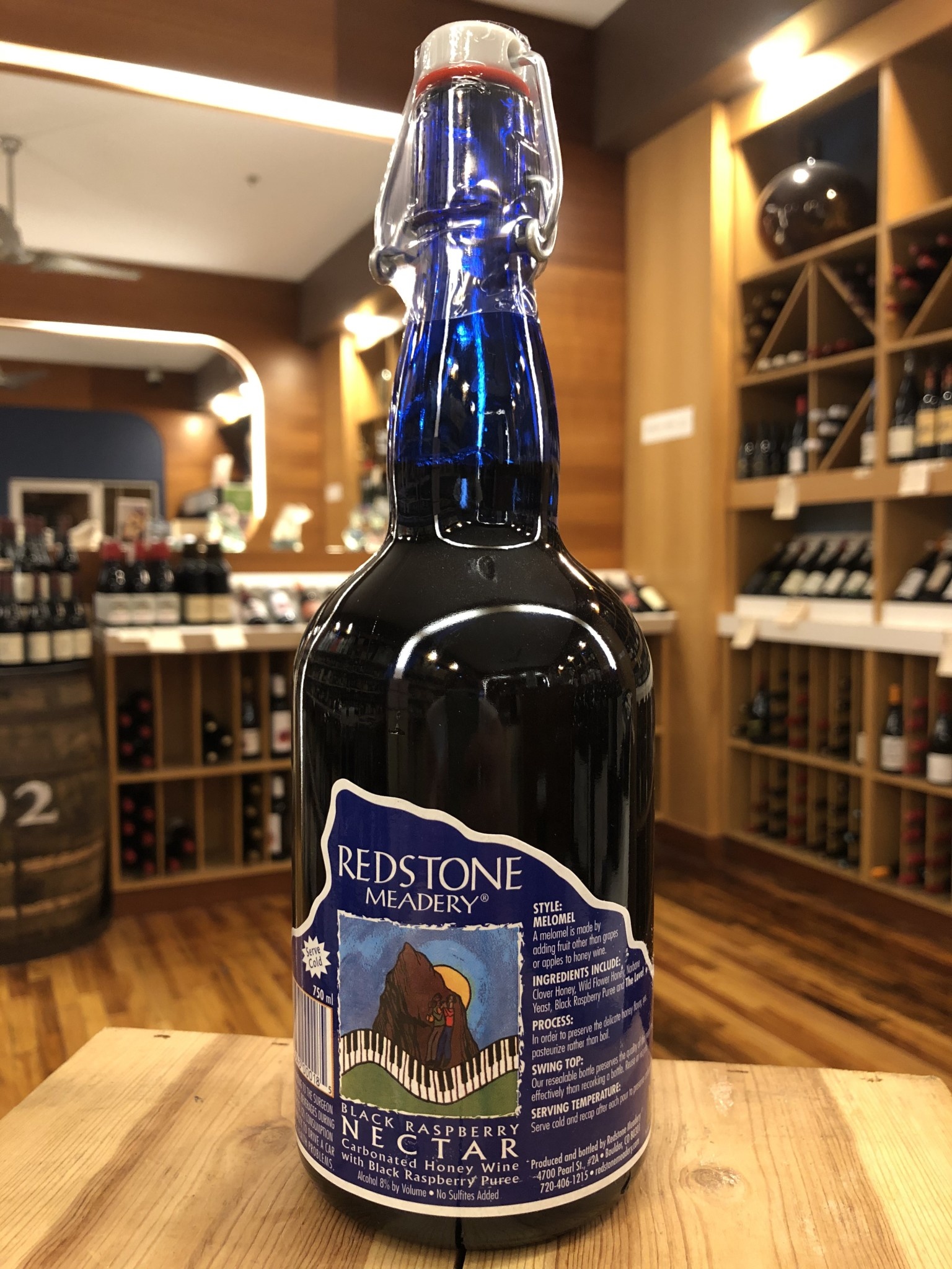 Redstone Black Raspberry Mead - 750 ML - Downtown Wine + Spirits