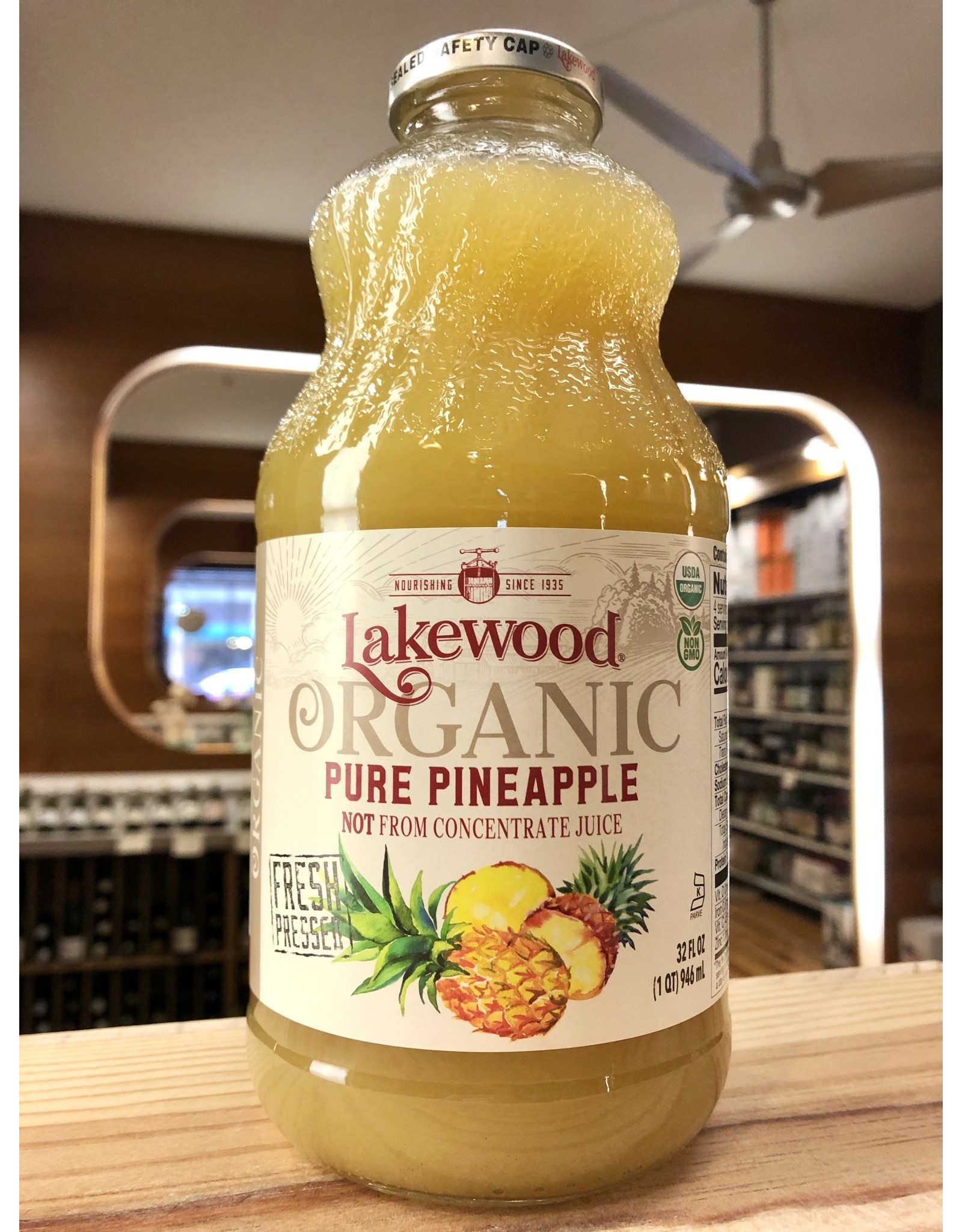 Lakewood Pineapple Juice - 32 oz.